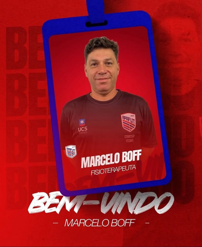 APAFUT ANUNCIA MARCELO BOFF PARA O SETOR DE FISIOTERAPIA DO CLUBE