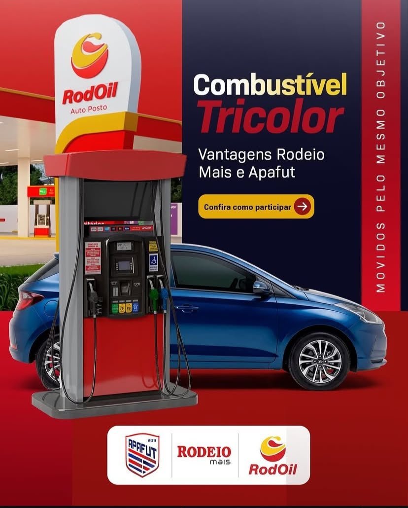 COMBUSTÍVEL TRICOLOR: ABASTEÇA COM VANTAGENS E FORTALEÇA A APAFUT