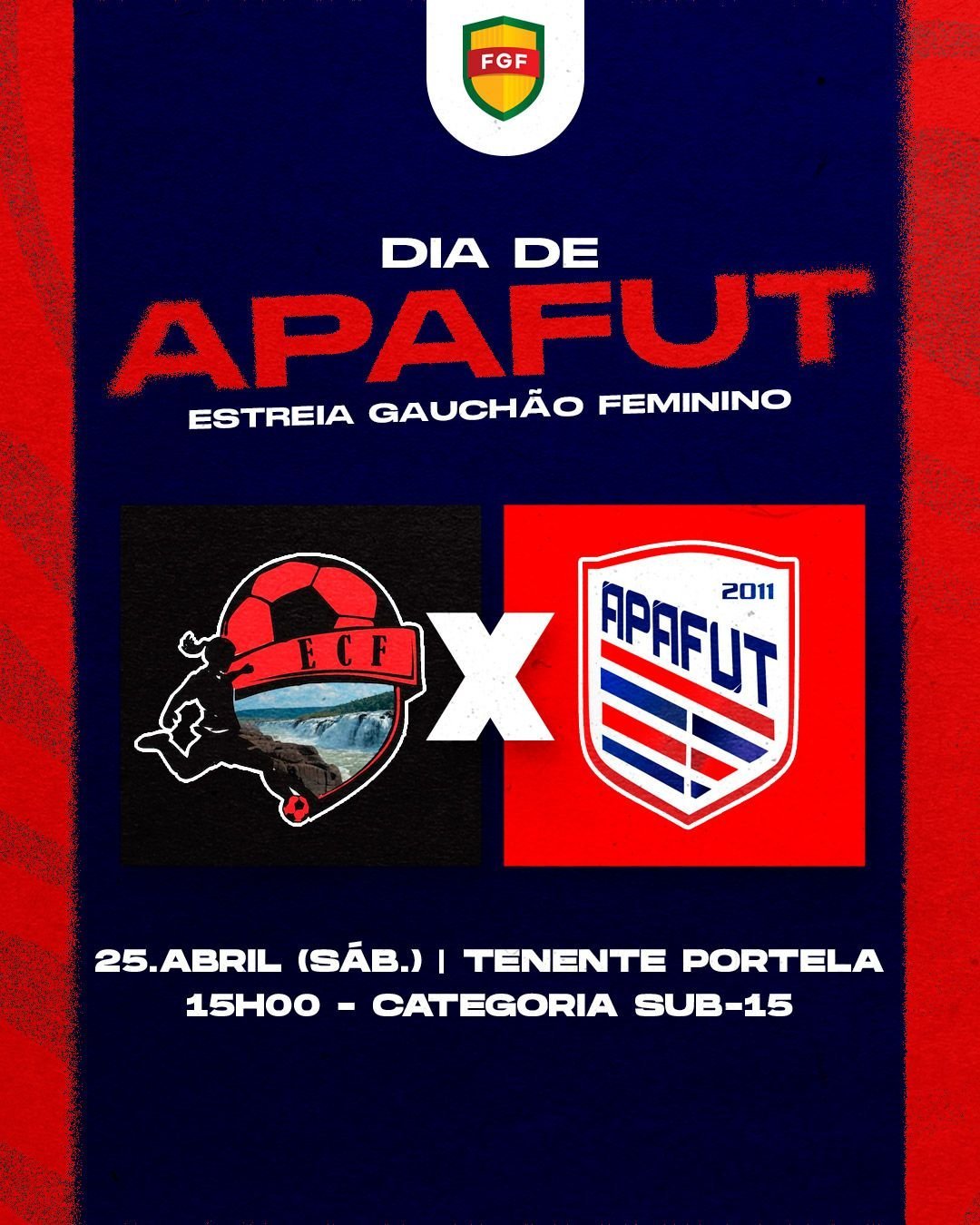 FEMININO ESTREIA NO GAUCHÃO SUB 15