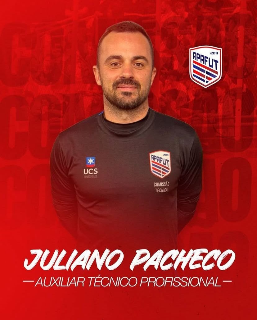 JULIANO PACHECO RETORNA AO DEPARTAMENTO PROFISSIONAL DA APAFUT